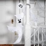 2 Pcs Bendable Hanging Ghosts for Halloween Decor