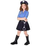 Girls Police Officer Costume for Halloween Fun
