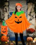 3-Piece Pumpkin Costume Set for Women