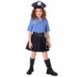 Girls Police Officer Costume for Halloween Fun