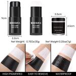 Black and White Face Paint Stick Set for Halloween