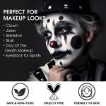 Black and White Face Paint Stick Set for Halloween