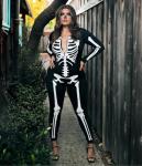 Skeleton Bodysuit for Women - Flattering Halloween Costume