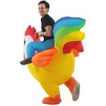 Inflatable Chicken Ride-On Costume for Halloween Fun