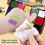 15 Color Face and Body Paint Palette for Halloween