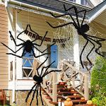 HengsolTalk Giant Spider Decorations - 3 Pack