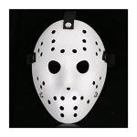 White Horror Hockey Mask for Halloween Cosplay