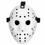 White Horror Hockey Mask for Halloween Cosplay