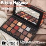 18-Color Matte Eyeshadow Palette for Halloween Looks
