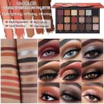 18-Color Matte Eyeshadow Palette for Halloween Looks