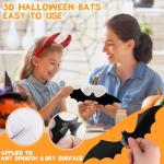 120 Pcs 3D Bat Stickers for Halloween Decor