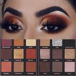 18-Color Matte Eyeshadow Palette for Halloween Looks