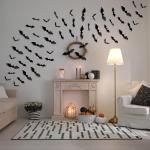 120 Pcs 3D Bat Stickers for Halloween Decor