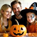 Halloween Glitter Face Tattoos & Gems Makeup Kit