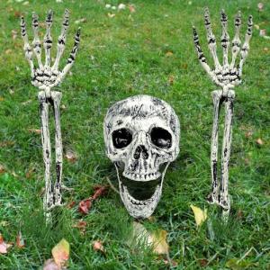 Realistic Skeleton Ground Breaker Lawn Decoration Set
