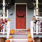 5-Piece Black Creepy Cloth Halloween Decorations Set