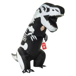 Kids Inflatable Dinosaur Skeleton Costume for Halloween