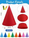 Funny Gnome Cone Hats and Crayon Apron Set