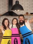 Funny Gnome Cone Hats and Crayon Apron Set