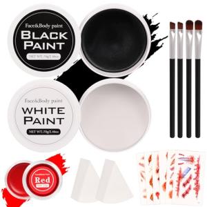 Halloween Face Paint Kit for Kids and Adults