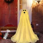 Light-Up Spooky Ghost Dog Decoration for Halloween