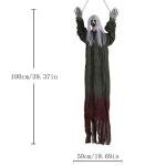 3 Pack Spooky Hanging Ghosts and Skeletons Decor