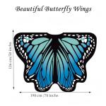 Adult Butterfly Halloween Costume with Wings and Cape