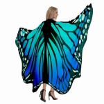 Adult Butterfly Halloween Costume with Wings and Cape