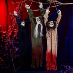 3 Pack Spooky Hanging Ghosts and Skeletons Decor