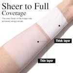 UCANBE White Foundation for Halloween Costume Makeup