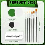 Dark Green Halloween Face Paint Kit with Tattoos