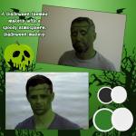 Dark Green Halloween Face Paint Kit with Tattoos