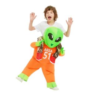 Kids Inflatable Alien Costume for Halloween Fun
