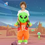 Kids Inflatable Alien Costume for Halloween Fun