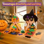 Kids' DIY Halloween Foam Masks - 4 Pack