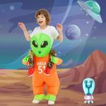 Kids Inflatable Alien Costume for Halloween Fun