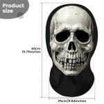 Skull Mask Spandex Veil for Halloween Costumes