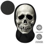 Skull Mask Spandex Veil for Halloween Costumes