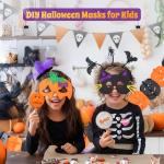 Kids' DIY Halloween Foam Masks - 4 Pack