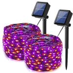 Lomotech 100 LED Halloween Solar Twinkle Lights