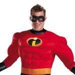 Deluxe Muscle Mr. Incredible Costume for Adults