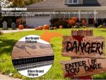 Scary Zombie Vampire Yard Signs - 3 Pack