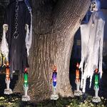 Lighted Skeleton Hands Candle Holders - 5 Pack