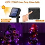 Lomotech 100 LED Halloween Solar Twinkle Lights