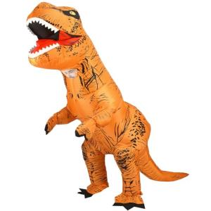 Kids Inflatable T-Rex Dinosaur Costume for Halloween