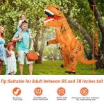 Kids Inflatable T-Rex Dinosaur Costume for Halloween