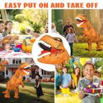 Kids Inflatable T-Rex Dinosaur Costume for Halloween