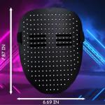 Light-Up Gesture Sensing Halloween LED Mask