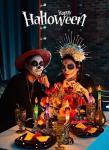 6 Pack Skeleton Hands Candle Holders for Halloween