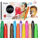 Colorful Face Painting Kits for Kids - 12 Colors